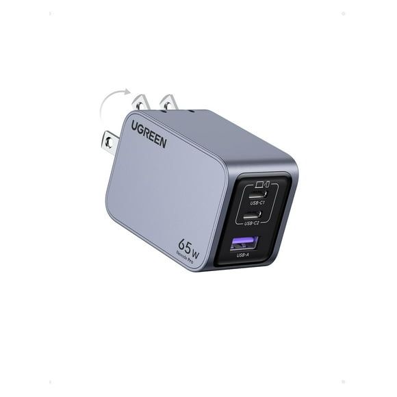 Bloque de carga UGREEN Nexode Pro de 65 W USB C de 3 puertos para MacBook