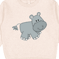 thumbnail image 3 of Inktastic Cute Smiling Baby Hippo Toddler Sweatshirt, 3 of 4