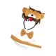 thumbnail image 4 of Conjunto de disfraz de león para niños con aro para el pelo, disfraz de animal para fiesta de Halloween, cosplay para Café Marrón, 4 of 9