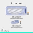 thumbnail image 3 of Logitech POP ICON Combo, Bluetooth Keyboard and Mouse Combo, Comfortable Typing, programmable Keys and Buttons, Quiet clicks, Easy-Switch up to 3 Dev, 3 of 11