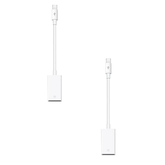 2 Pack USB C to USB Adapter, Type-C OTG Cable Type C Male to USB A Female Usb to Usbc-c Adapter Compatible with Macbook