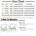 thumbnail image 3 of Bigersell Full-Coverage Bras for Women Push-up Padded Bra Women's Bras No Underwire Hook and Eye Bra Closure Full Figure Bras for Women Solid V-Neck Sports Bra Bralettes Khaki M, 3 of 4