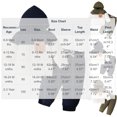 thumbnail image 3 of tarylea Ribbed Outfits for Boys Long Sleeve Color Blocked Hoodies Drawstring Elastic Waist Pants Casual Fall Comfy 2 Piece Sets(18-24 Months,Navy), 3 of 8