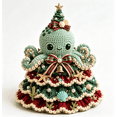 thumbnail image 2 of DIY Layered Ocean Christmas Yarn Art Kit Collection, Cute Octopus Crochet Ornament, Beginner‑Friendly Craft Set for Christmas Home Decor & Handmade Holiday Gifts, 2 of 6