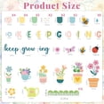 thumbnail image 3 of Spring Bulletin Board Decorations Set Keep Going Keep Growing Bulletin Board Grow Flower Cutouts Positive Paper Cutouts for Teacher Spring Classroom Supplies$$Office, 3 of 7