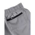 thumbnail image 2 of Seyurigaoka Men’ s Shorts, Elastic High Waist Sweatpants Double-Layer Sports Pants, 2 of 5