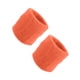 thumbnail image 1 of Par de Muñequeras Unique Bargains Algodón Absorbente de Sudor Naranja 8x8cm, 1 of 7