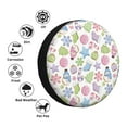 thumbnail image 4 of Pofeuu Pastel Christmas Cookies Print Spare Tire Wheel Cover for Car Truck SUV Camper Universal Fit Spare Tire Cover RV Spare Tire Covers-16 inch, 4 of 6