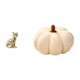 thumbnail image 1 of Adorno de calabaza con forma de gato encantador, cojín artístico con forma de animal para chimenea, sofá, cama, dormitorio, decoración de Halloween, 1 of 8