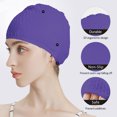 thumbnail image 2 of 2 Pcs Bonnet de Bain en Silicone en Forme de Bulle pour Réduire la Traîne, Bonnet de Bain Réutilisable pour Femmes et Hommes Garde la Coiffure Identique, 2 of 5