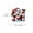 M, variant on Danhjin A Pendant Acrylic 2D Christmas Cute Snowman Letter Hanging Decoration Christmas Festival Decoration Christmas Tree Pendant Christmas Decorations