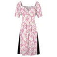 thumbnail image 4 of Rosa hibisco tropical aloha Hawaii coco chica estética funda de iPh vestido sin mangas vestido suelto de mujer vestidos vestido, 4 of 5