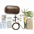 thumbnail image 2 of Religious Keepsake Set, Easter Resurrection Decor Tray With Symbolic Wooden Bowl, for Home Workspace Tabletop, Mul, 2 of 6