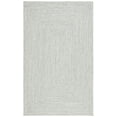 thumbnail image 2 of SAFAVIEH Braided Gino Distressed Machine Washable Reversible Area Rug, Ivory/Green, 5' x 8', 2 of 13