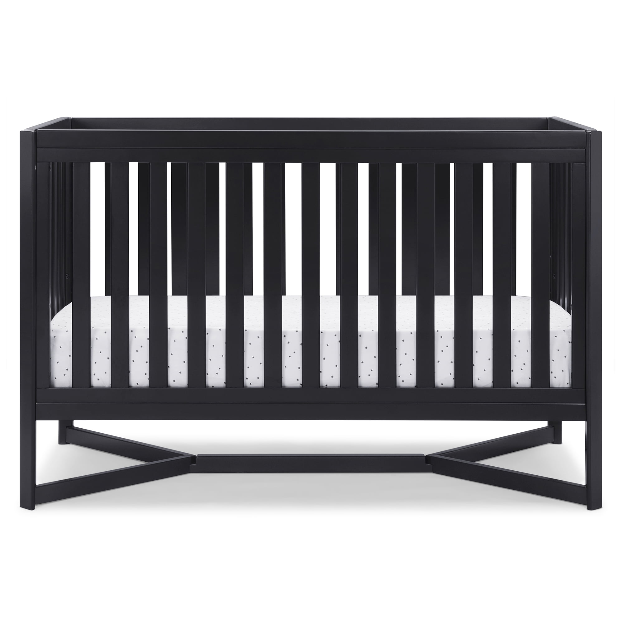 Delta Children Tribeca 4-in-1 Convertible Crib, Midnight Grey