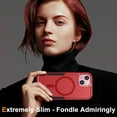 thumbnail image 6 of for iPhone 15 Case Compatible with MagSafe,[Support  Charging][10FT  Grade Shockproof] iPhone 15 Phone Case with 2 Tempered Glass Screen Protectors (KTZ-Red), 6 of 14