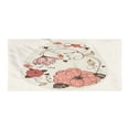 thumbnail image 1 of Vintage Gym Towel, Nostalgic Design Butterflies Flower Petals Blossom and Curlicue Peduncles, Soft Lightweight Absorbent Ultra Compact Microfiber for Beach Yoga Sports, Dust Multicolor, by Ambesonne, 1 of 2