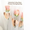 thumbnail image 4 of Visland 30Pcs Flower Packaging Bags, Transparent Waterproof OPP Single Tulip Rose Flower Gift Wrapping Bags, Valentine's Day Supplies, 4 of 7