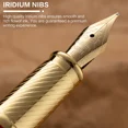 thumbnail image 4 of Exquisite resin fountain pen set with medium nib - includes 15 ml ink bottle and beautiful gift box - perfect for note taking, calligraphy and smooth writing - gift for fountain pen lovers, 4 of 7