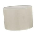 thumbnail image 4 of Drum Lamp Shade Fixture Hanging Light Cover Ceiling Light Shade Lampshade Bulb Guard for Dining Room Bedroom Restaurant Kitchen Hallway beige white 22x17cm, 4 of 10