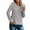 Grey, variant on Duoif Sweaters for Women Trendy Ladies Round Neck Long Sleeve Pullover Top Solid Color Fashion Casual Bottoming Shirt Knit Sweater Women's Sweaters Womens Tops A L