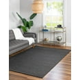 thumbnail image 3 of Rugs.com Everyday Solid Collection Rug – 4' x 6' Charcoal Medium Rug Perfect For Entryways, Kitchens, Breakfast Nooks, Accent Pieces, 3 of 7