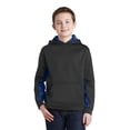 thumbnail image 1 of Sport-Tek® Youth Sport-Wick® CamoHex Fleece Colorblock Sudadera con capucha. YST239 deporte-tek YST239, 1 of 1