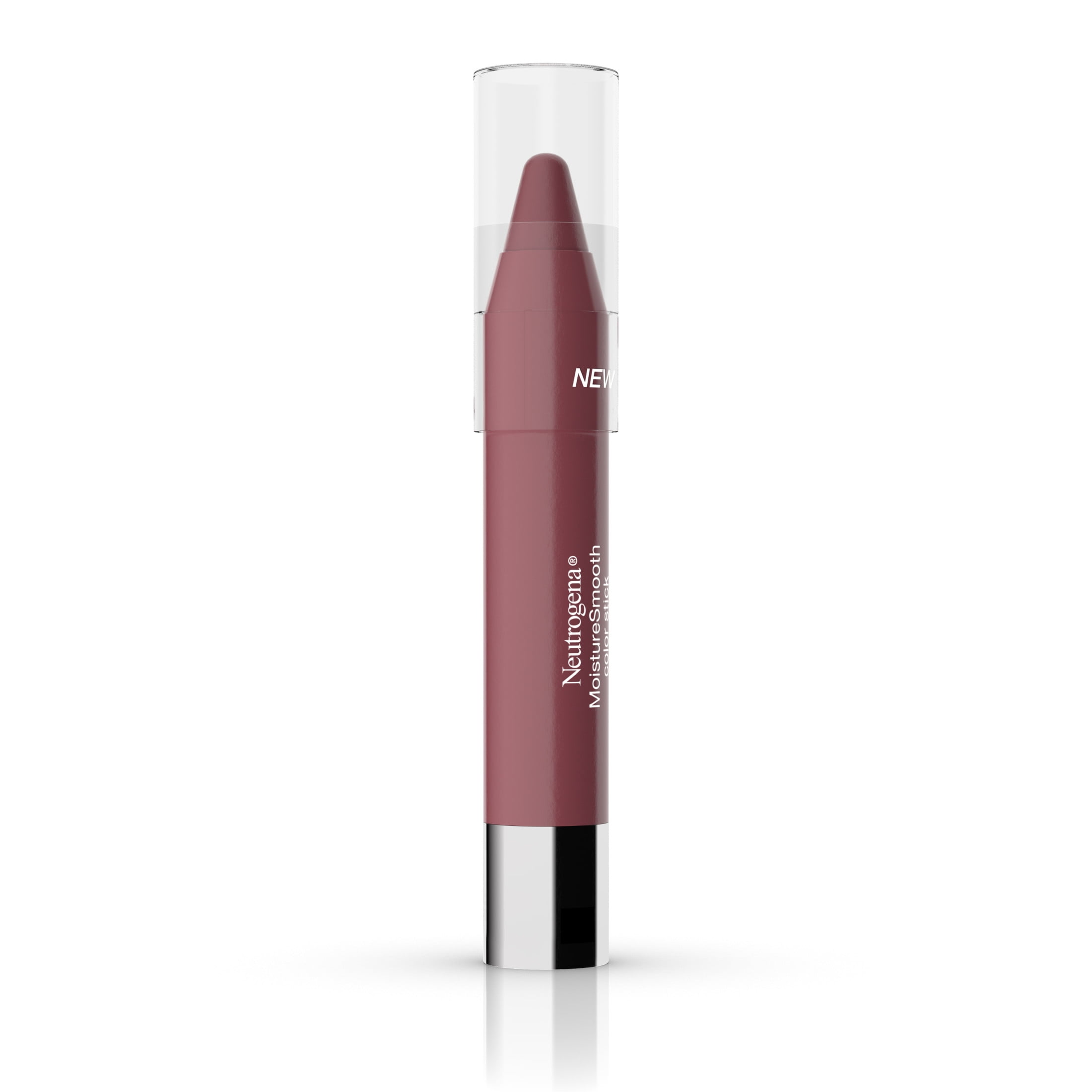 (2 pack) Neutrogena MoistureSmooth Color Stick Lipstick, Berry Brown,.011 oz