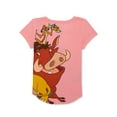 Disney The Lion King Girls Short Sleeve Tee And Sweatshirt 2 Piece Set Sizes 4 16 