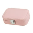 thumbnail image 2 of Organizador de joyas de viaje Sunnimix Rosado 12 cm x 7,5 cm x 4 cm, 2 of 7