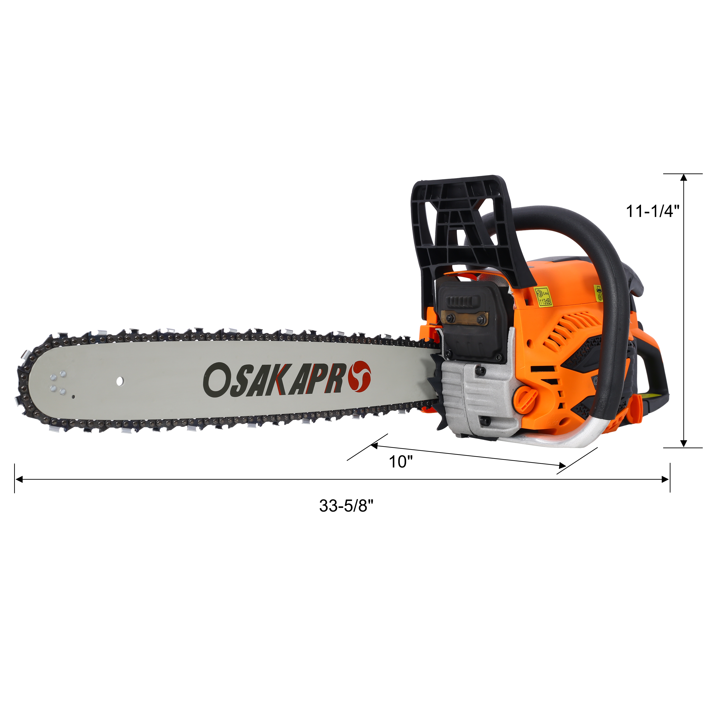 62CC Gas Powered Chainsaw, 2-Cycle Petrol Handheld Cordless Chain Saw, Gasoline Gas Chainsaws for Tree Wood Cutting,with 18" and 20" guide bar and chain,Safety kit, Storage Bag, EPA compliant,