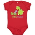 thumbnail image 3 of Inktastic Little Sister Purple Girls Baby Bodysuit, 3 of 5