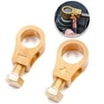 thumbnail image 4 of BAMILL Copper Car Battery Terminal Wire Cable Clamp Top Post Terminal Positive Negative, 4 of 8