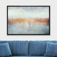 thumbnail image 2 of wall26 Framed Canvas Print Wall Art Pastel Blue Orange Paint Landscape Abstract Shapes Illustrations Minimal Decorative Contemporary Multicolor for Living Room, Bedroom, Office - 16"x24" Bl, 2 of 7