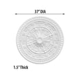 thumbnail image 5 of AFD Home 11256837 White Classic Large Ceiling Medallion 37x37x1.5 Fits Canopies Up to 5 inches, 5 of 5