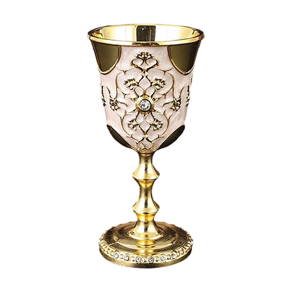 Vintaged Wine Glass Cups Modern Metal Goblet Cup Sparkling Design