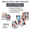 thumbnail image 4 of Designart "Muted Urban Palette III" Geometric Wall Art Set Of 5 - Multicolor Modern Wall Living Room Decor Set, 4 of 6
