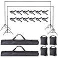 thumbnail image 1 of 7x10Ft Photography Background Backdrop Support Stand Kit For Live Stream 2 Packs, 1 of 11