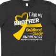 thumbnail image 4 of Inktastic I Love My Brother Childhood Cancer Awareness- Hope, Support, Cure Youth T-Shirt, 4 of 5