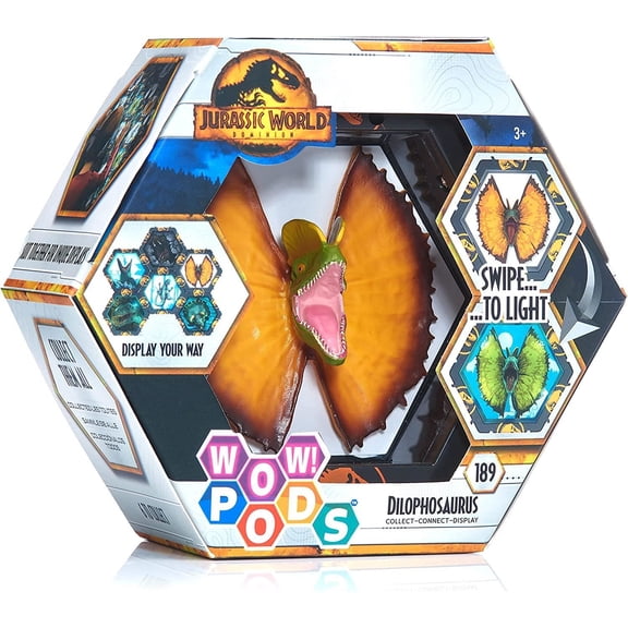 WOW Pods Dilophosaurus Dinosaur Jurassic World Dominion Light-Up Figure WOW! Stuff