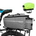 thumbnail image 1 of Alforja de bicicleta Bolsa aislante para maletero con cubierta para la lluvia Impermeable Ciclismo Bicicleta Portaequipajes trasero Bolsa de equipaje Reflectante MTB Bicicleta Alforja Bolsa de hombro, 1 of 7