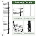 thumbnail image 5 of Yardi Yard Over the Door Pantry Organizer Rack with Adjustable Door Hook and 6 Basket,, 5 of 9