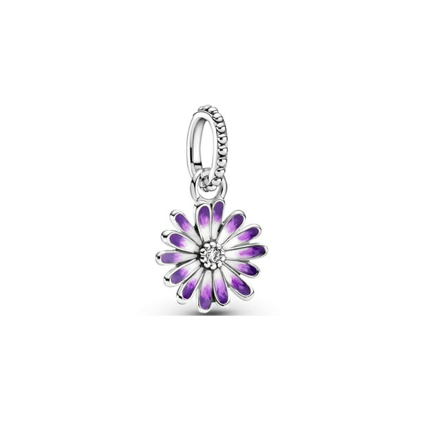 Abalorios de Clip espaciador de Disney, cadena de seguridad, abalorios de corazón de Margarita pavé de Plata de Ley 925 aptos para pulsera Pandora, joyería DIY, regalo de lujo Dengxun unisex
