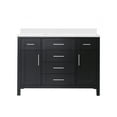 thumbnail image 3 of Ove Decors Tahoe 48 W x 21" D Freestanding Bathroom Vanity with Sink and Mirror, Dark Espresso, 3 of 14