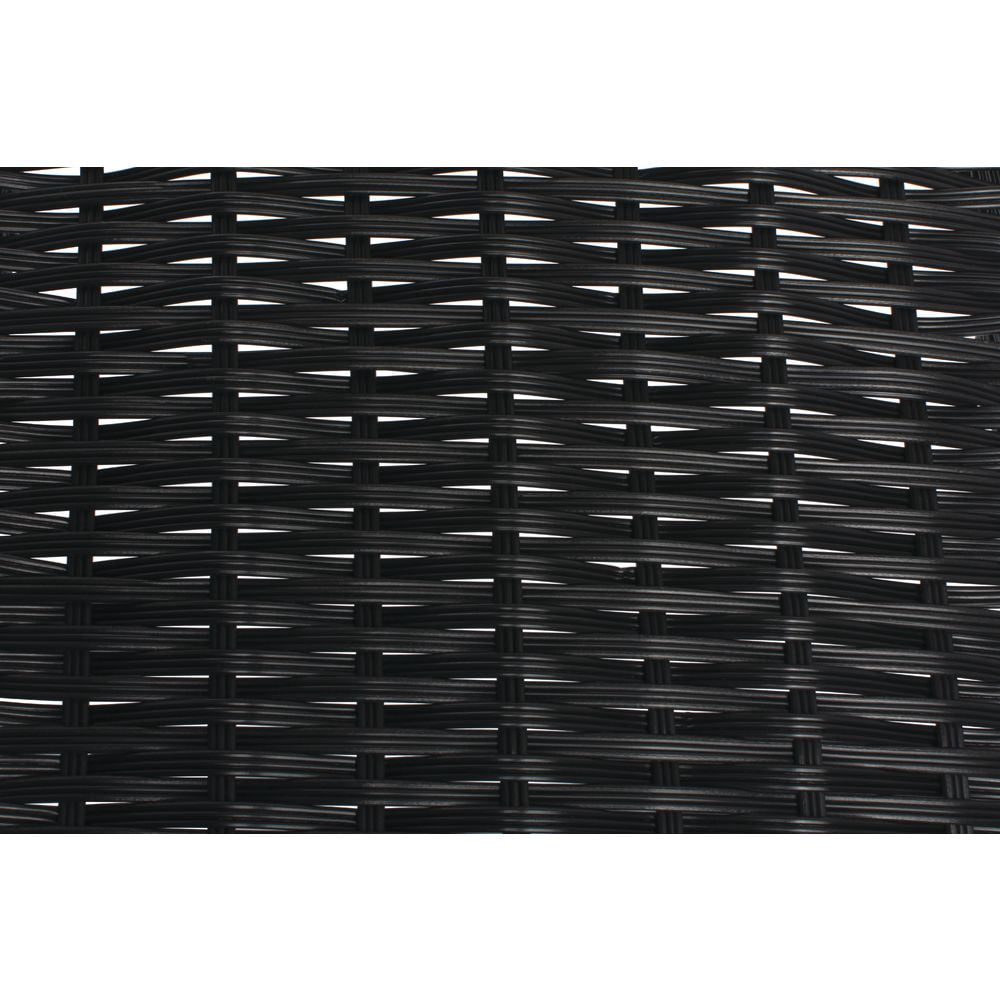 HUBERT® Black Tapered Storage Basket - 7 1/2"L x 24"D x 1 1/2" to 7"H