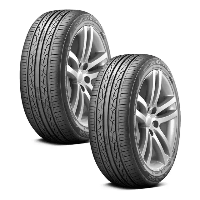 PAQUETE 2 LLANTAS 205/55R16 HANKOOK H457 VENTUS V2 CONCEP2 + VALVULAS