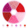 thumbnail image 2 of Cuentas de mijo de vidrio de Color sólido DIY, conjunto de cuentas de pintura de combinación de 6 colores, accesorios de joyería DIY--3MM Sincero Electrónica, 2 of 5