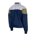 thumbnail image 3 of Women's-5th & Ocean by New Era  Navy Philadelphia Union Leisure Cropped Full-Zip Windbreaker Jacket, 3 of 3