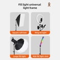 thumbnail image 4 of yeacher Adjustable 200cm Aluminum Alloy Photography Light Stand with 4-Leg Stability and 1/4" Mount for Softboxes, Reflectors, and LED Lights, 4 of 6