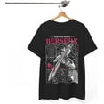 thumbnail image 2 of Berserk Manga Tshirt Mens,Japanese Anime Berserk Logo T-Shirt Unisex Round Neck Short Sleeve Tee Shirt, 2 of 4